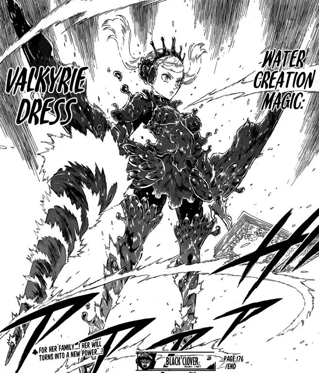 Panel manga Black Clover chapter 305 yang menegangkan