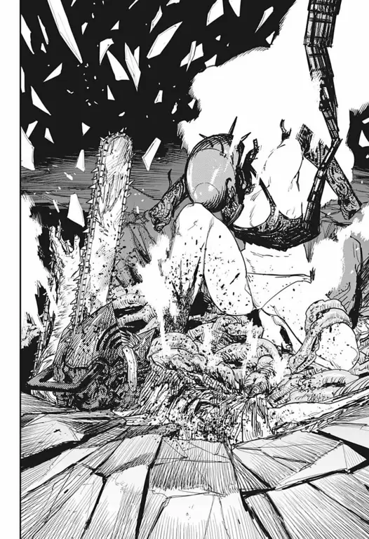 Panel Manga Chainsaw Man