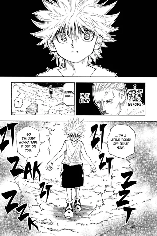 Gambar panel manga Hunter x Hunter