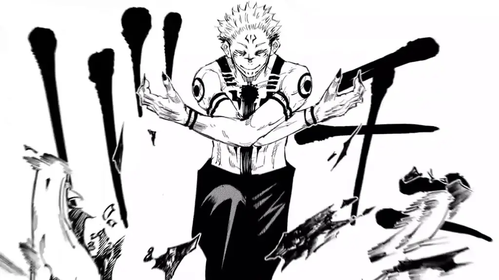 Panel manga dari chapter 192 Jujutsu Kaisen