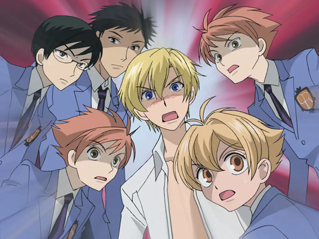 Gambar panel manga Ouran Host Club