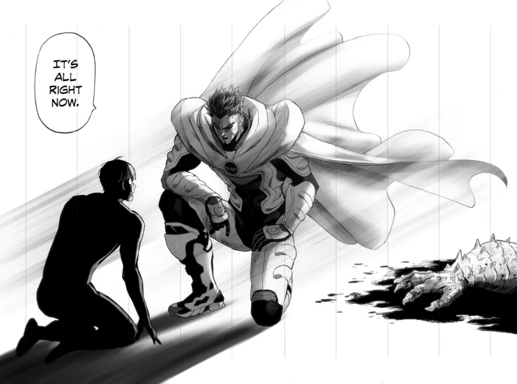 Panel-panel menarik dari komik One Punch Man chapter 110