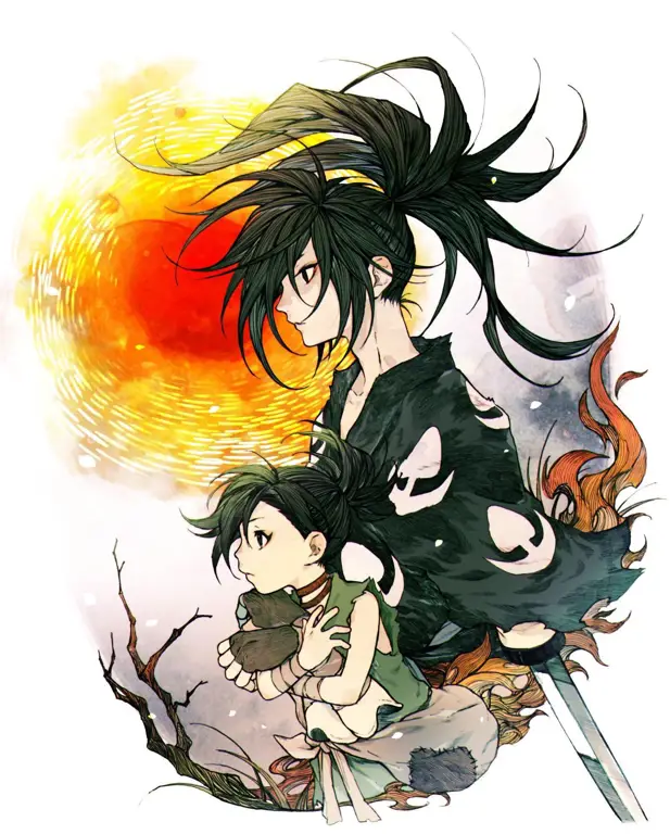 Panel-panel manga Dororo yang menarik