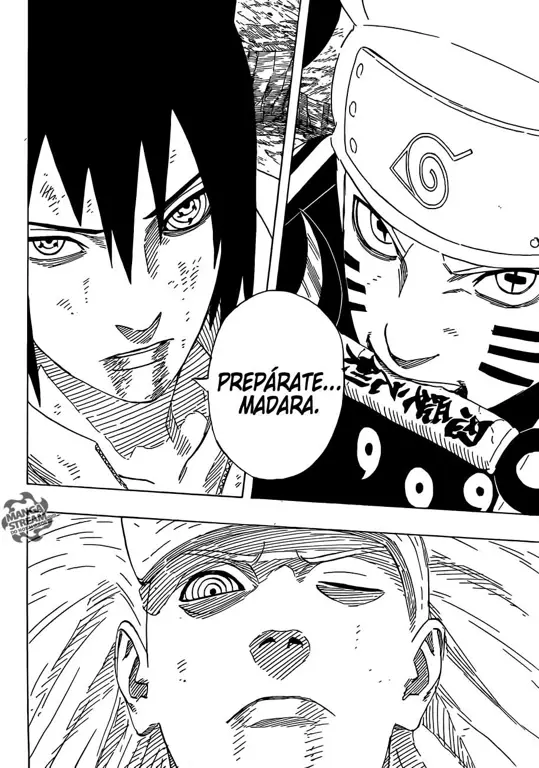 Gambar panel-panel manga Naruto