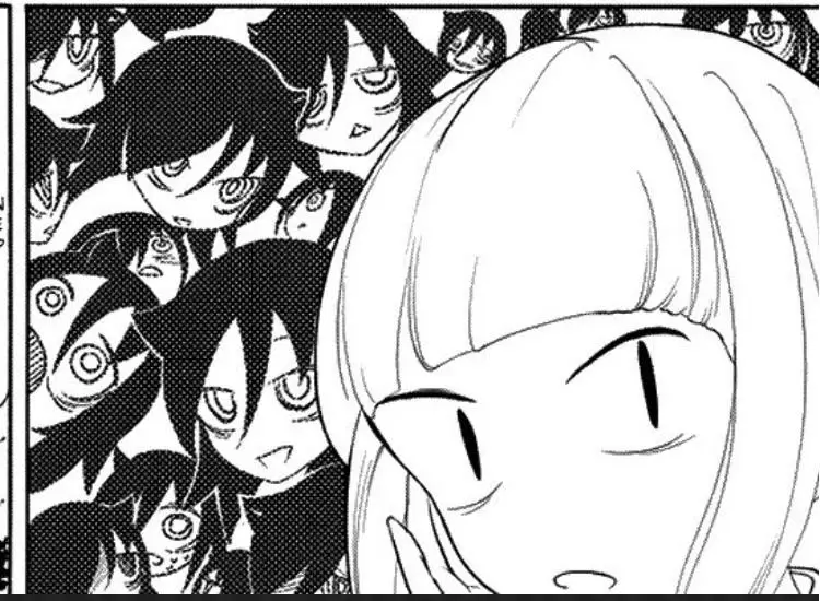 Gambar panel-panel menarik dari manga Watamote