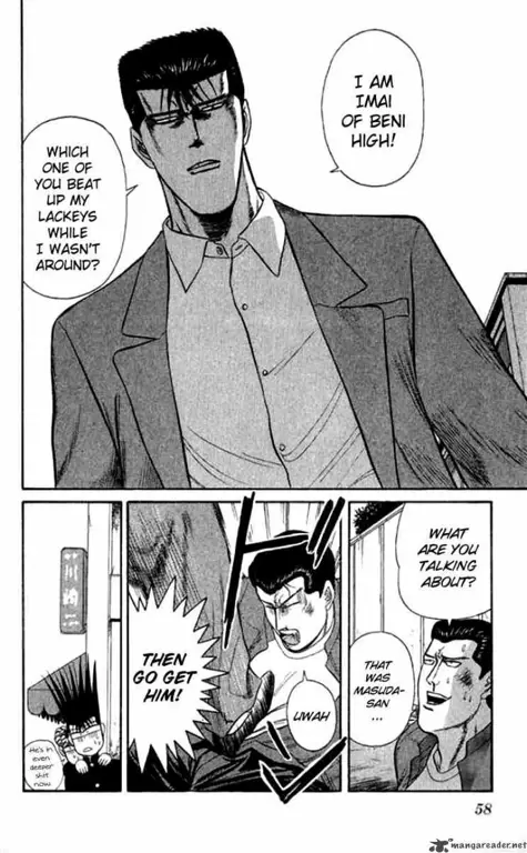 Panel-panel manga Kyou Kara Ore Wa!! yang ikonik