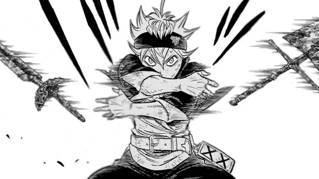 Gambar panel manga Black Clover