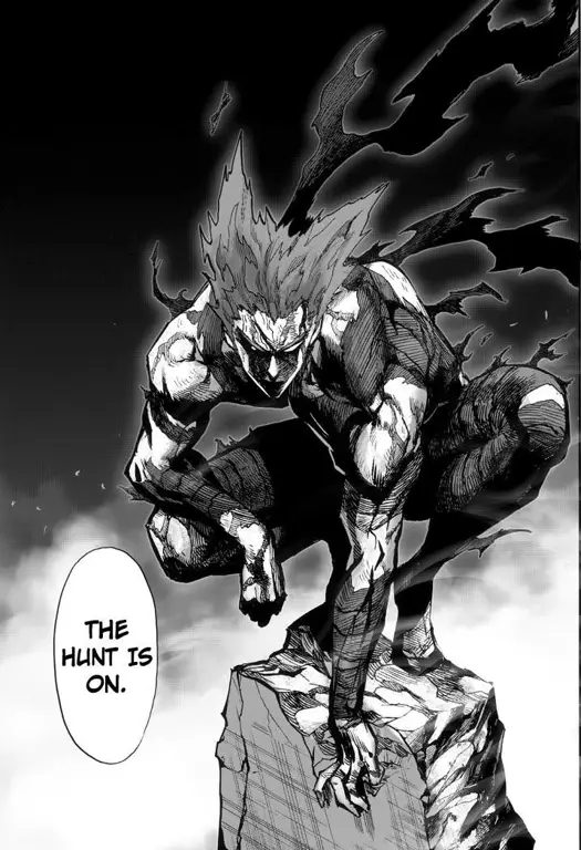 Panel-panel Menarik dari Manga One Punch Man Gambar panel-panel manga One Punch Man