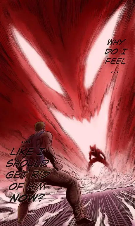 Panel-panel menarik dari manga One Punch Man Gambar beberapa panel dari manga One Punch Man