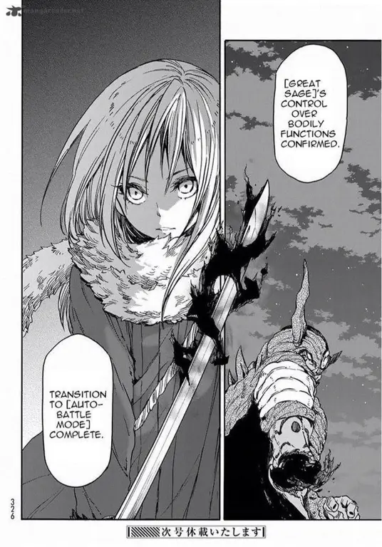 Panel-panel manga Tensei Shitara Slime Datta Ken Chapter 56