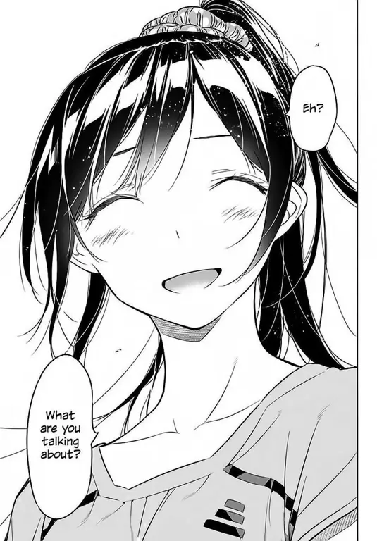 Panel-panel manga Kanojo Okarishimasu yang menarik