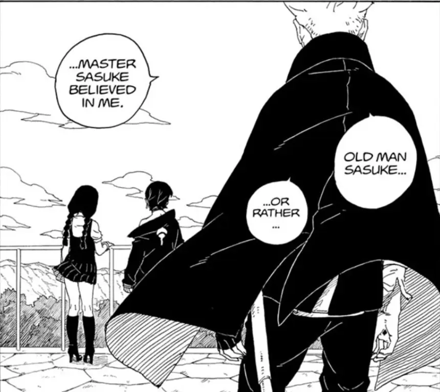 Panel-panel penting dari Boruto Chapter 6