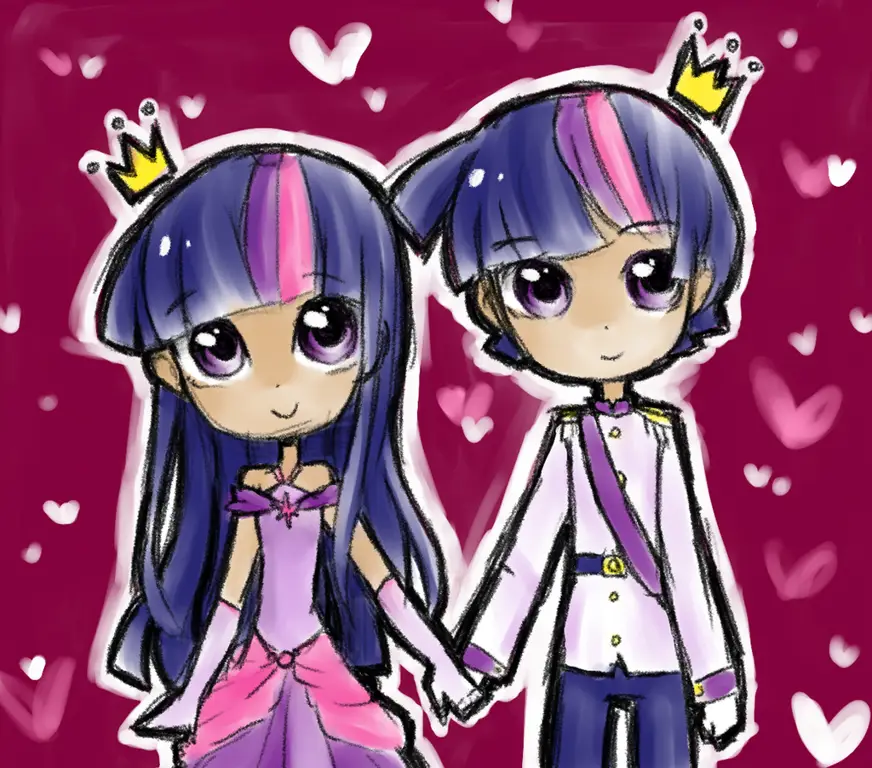 Gambar pangeran dan putri anime