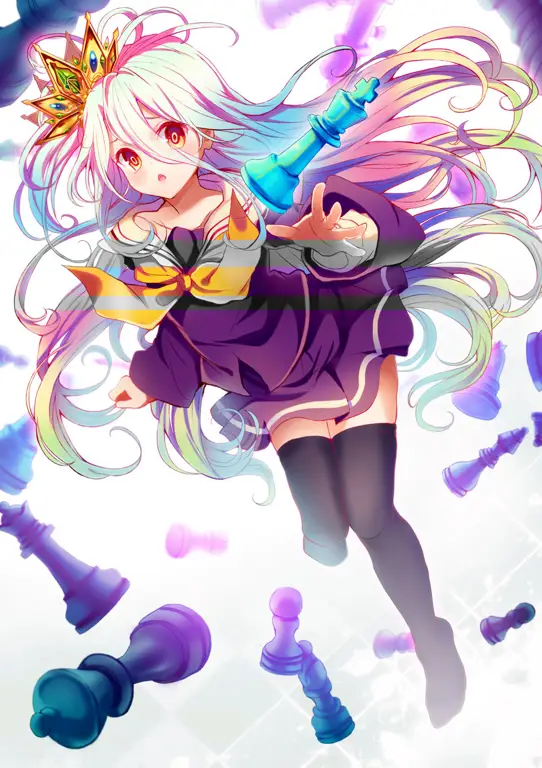 Gambar ilustrasi papan permainan kompleks dari No Game No Life