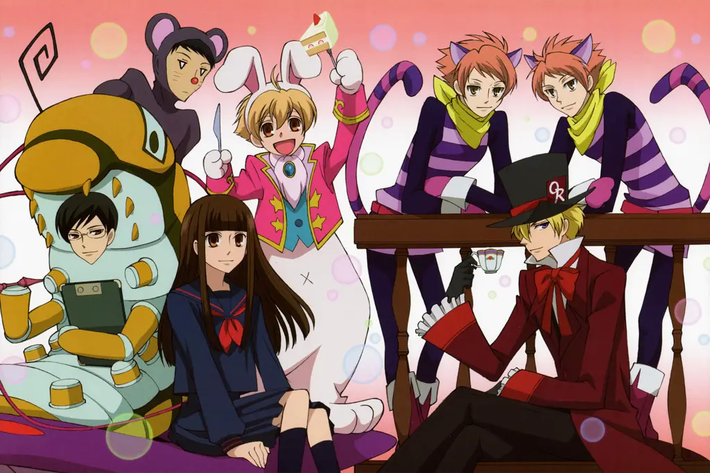 Karakter-karakter utama Ouran High School Host Club