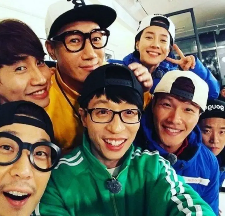 Foto para anggota Running Man di tahun 2018