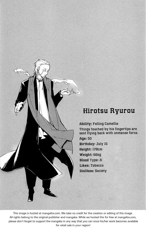 Gambar para karakter utama dalam anime Bungou Stray Dogs