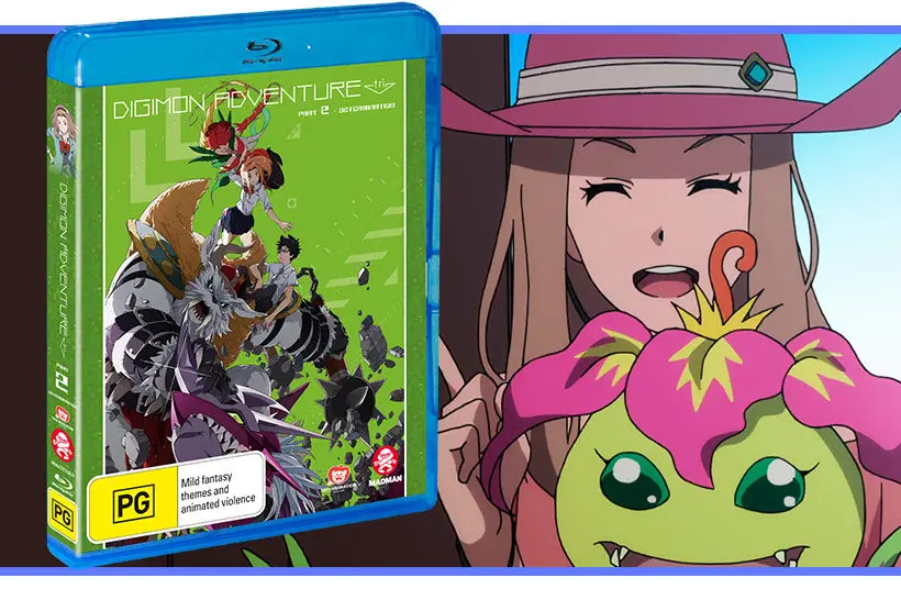 Ilustrasi dari Digimon Adventure tri. Chapter 2 yang menampilkan para DigiDestined dan Digimon Partner mereka