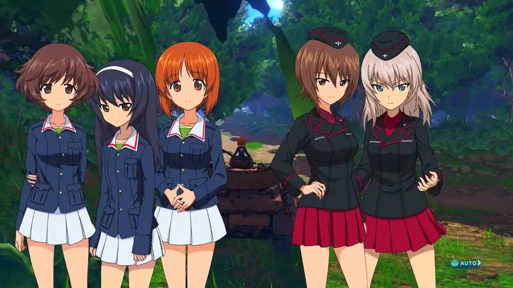 Karakter-karakter utama Girls und Panzer