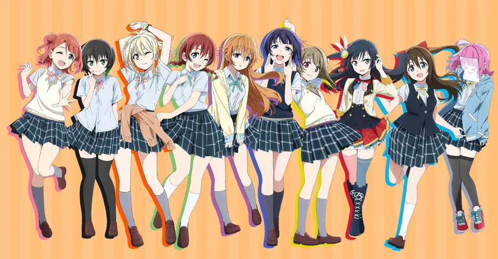 Karakter-karakter utama dalam anime Love Live! Nijigasaki High School Idol Club