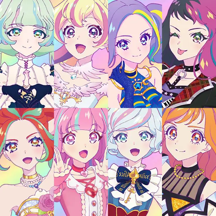 Karakter-karakter utama dalam anime Aikatsu