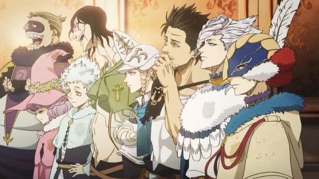 Gambar para kapten Black Clover yang berpengaruh