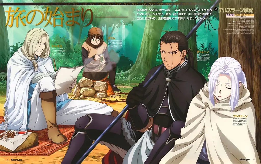 Karakter-karakter utama dalam anime Arslan Senki