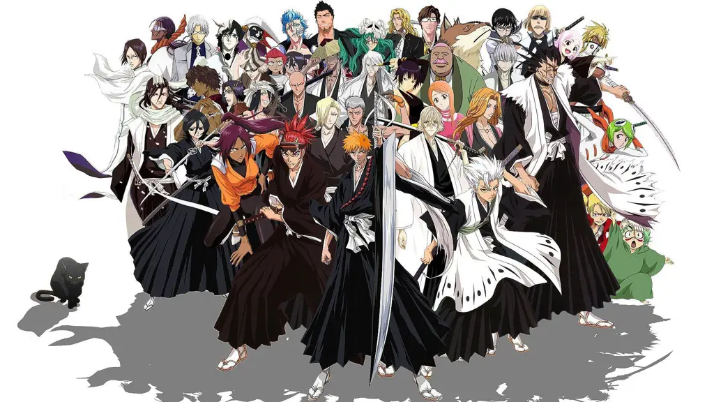 Para karakter Bleach yang ikonik Gambar kelompok karakter Bleach