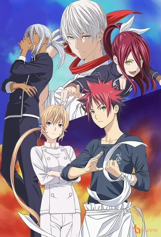 Karakter-karakter dalam Shokugeki no Soma episode 10