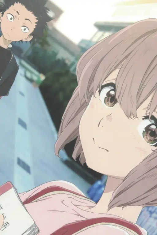 Gambar para karakter dalam anime Koe no Katachi