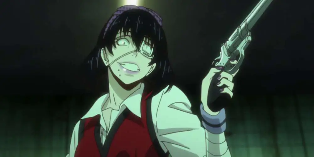 Para karakter dalam anime Psychometrer Eiji Gambar karakter-karakter utama dalam anime Psychometrer Eiji