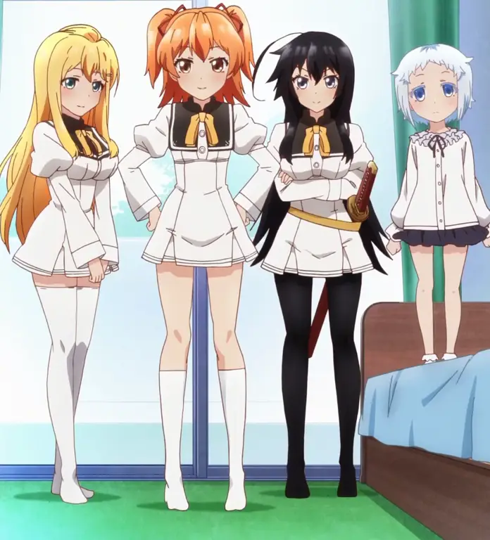 Karakter-karakter dalam Anime Shomin Sample