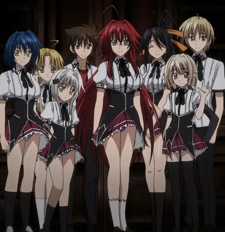 Sejumlah karakter dalam anime High School DxD