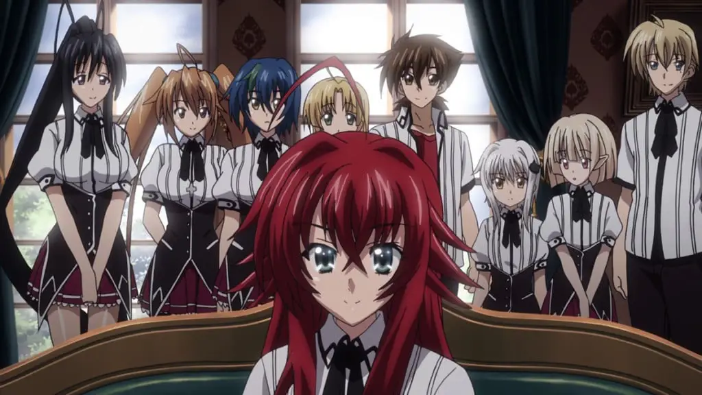 Karakter-karakter utama dalam anime High School DxD