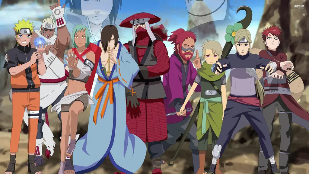 Para Karakter dalam Naruto Shippuden Episode 494 Gambar para karakter utama Naruto Shippuden