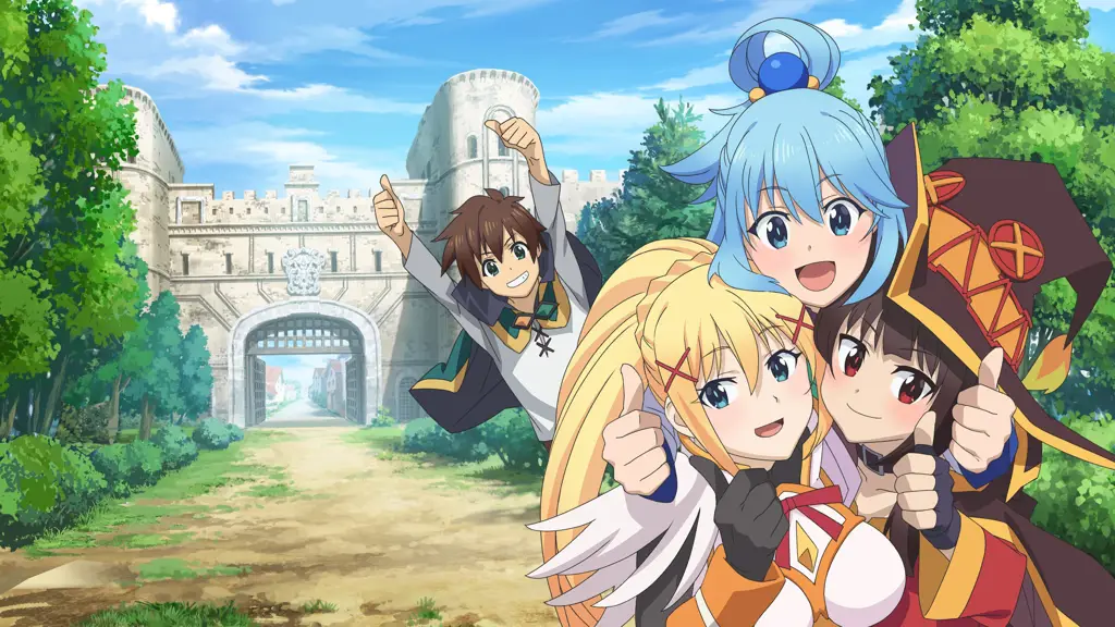 Karakter-karakter KonoSuba dalam OVA