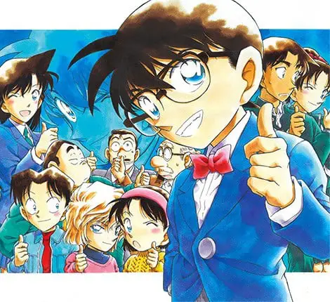 Gambar karakter-karakter utama Detective Conan