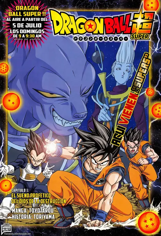 Gambar karakter-karakter Dragon Ball Super