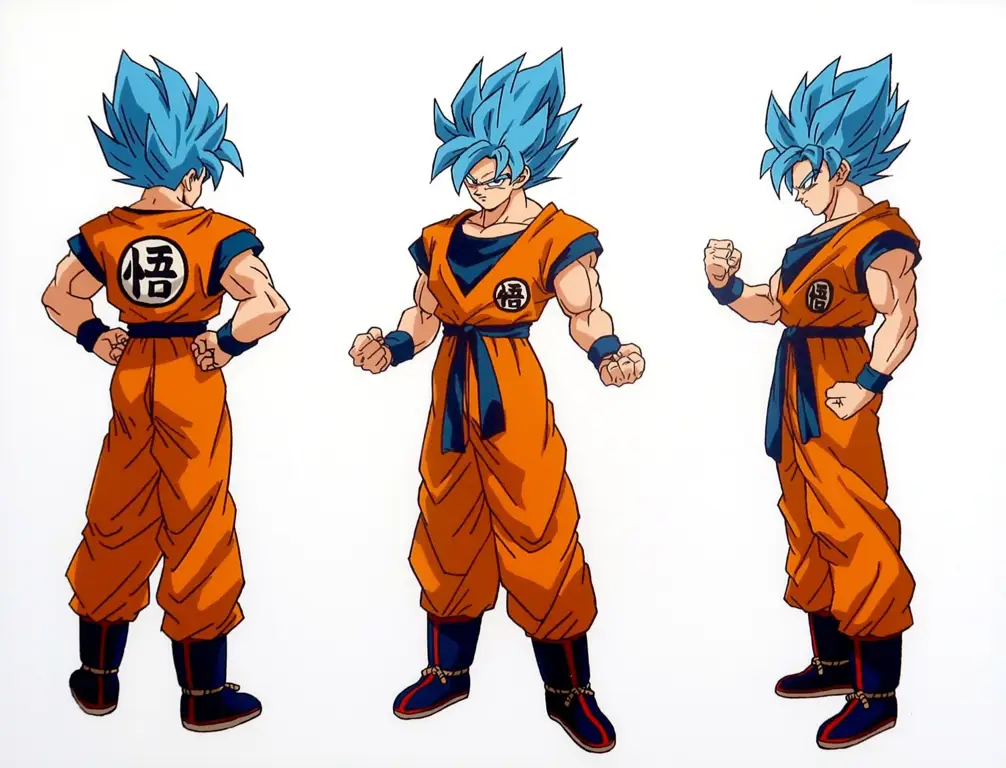 Gambar para karakter Dragon Ball Z berkumpul