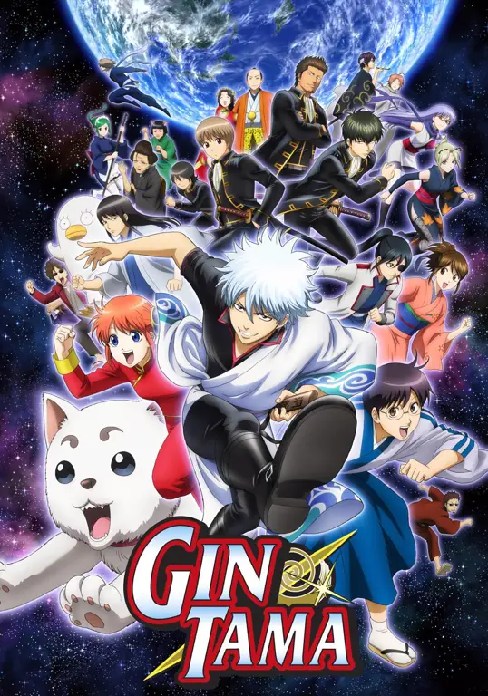 Para Karakter Gintama yang Ikonik Gambar karakter-karakter utama Gintama