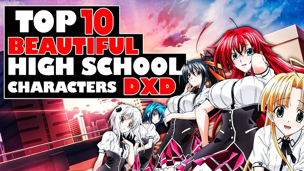 Sejumlah karakter dalam High School DxD berkumpul