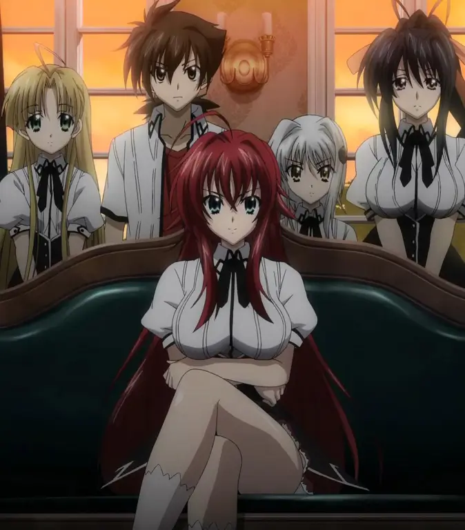 Karakter-karakter utama dalam High School DxD