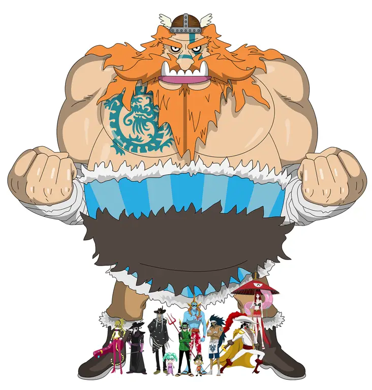 Gambar karakter One Piece