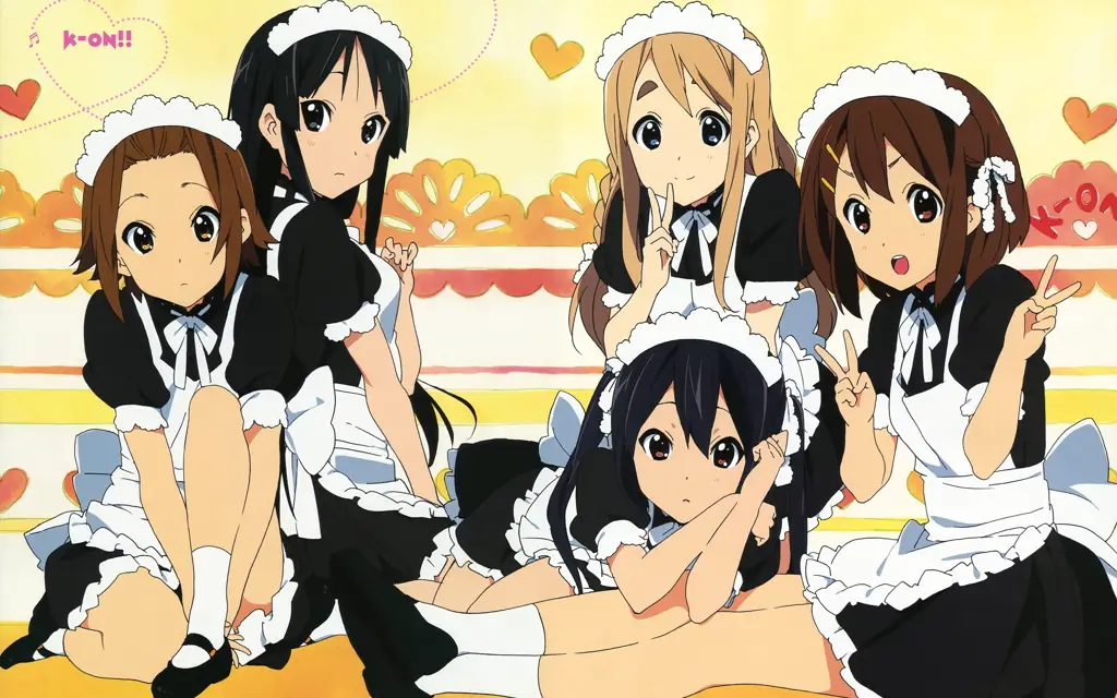 Gambar para karakter K-ON!