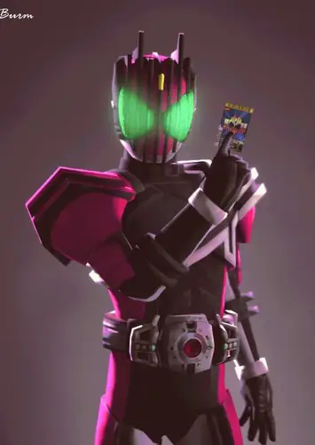 Gambar para karakter Kamen Rider Decade yang beragam dan menarik.