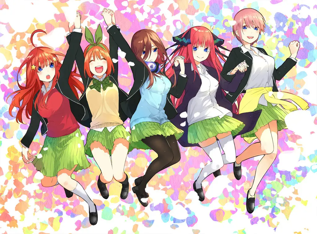 Karakter-karakter utama dalam Gotoubun no Hanayome