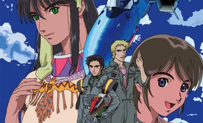 Gambar para karakter utama di Macross Zero