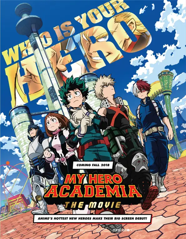 Karakter My Hero Academia menonton film