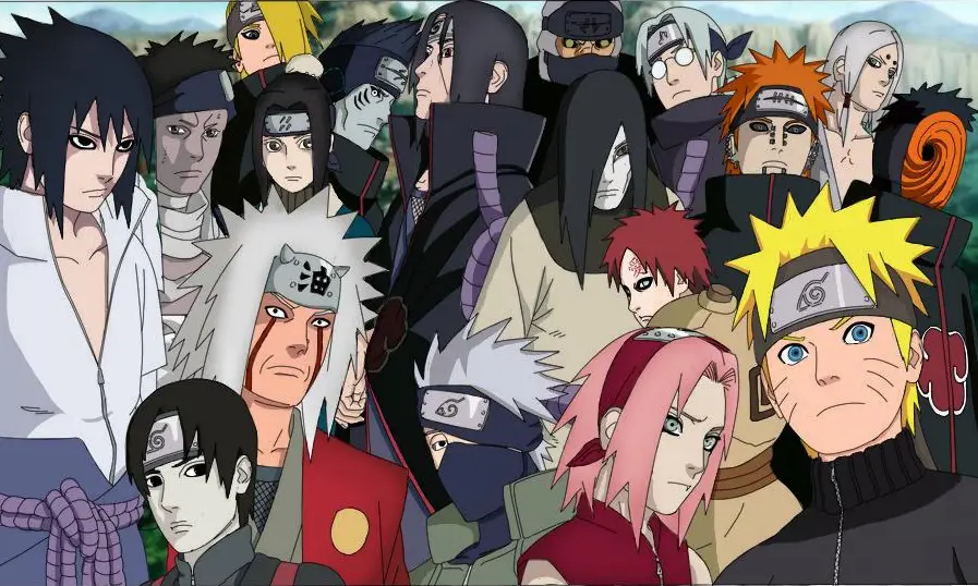 Foto para karakter Naruto dalam film The Last