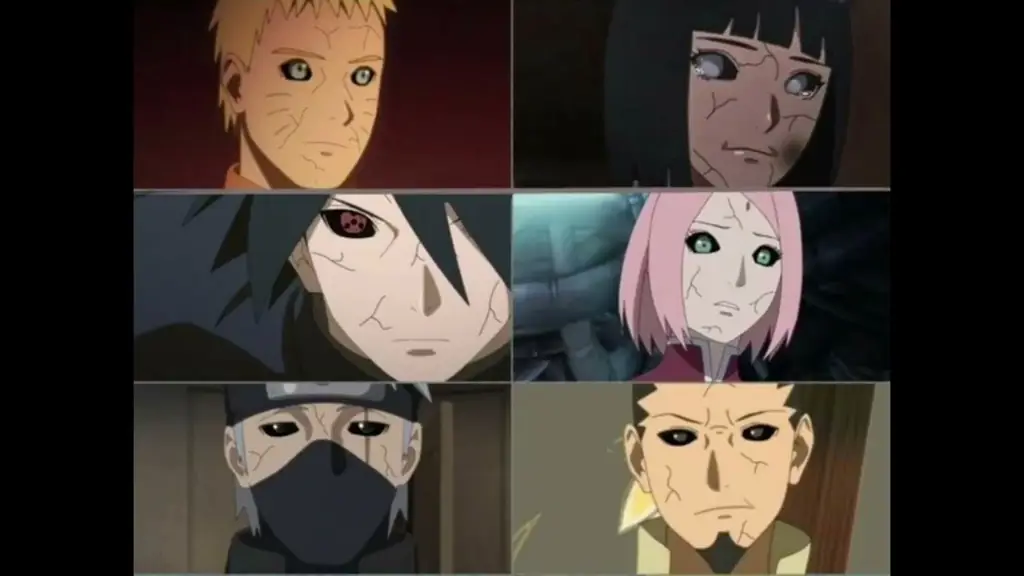 Para karakter Naruto menyaksikan pertempuran Gambar para karakter Naruto menonton sesuatu bersama